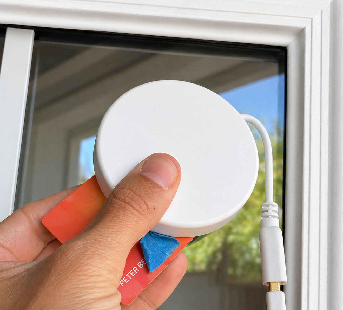 Step 3: Power Mole lifts off the window